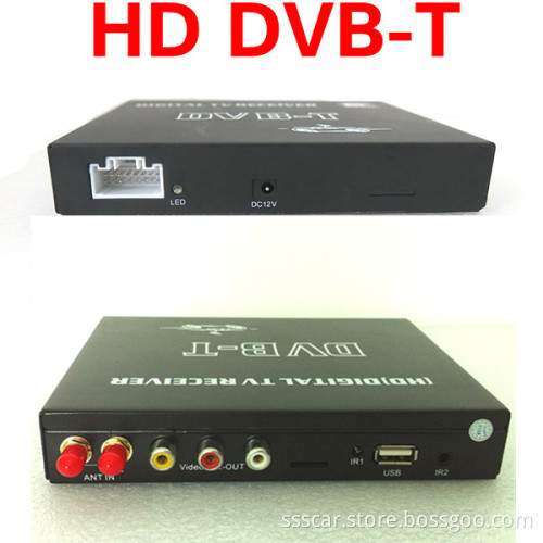 HD Car Digital TV Receiver MPEG-4 Car DVB-T with Dual Tuner